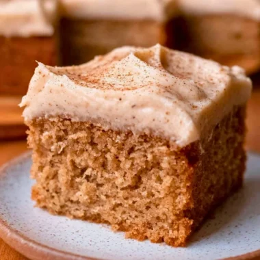 Delicious Chai Cake from In Bloom Bakery topped with spices.