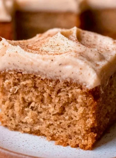 Delicious Chai Cake from In Bloom Bakery topped with spices.