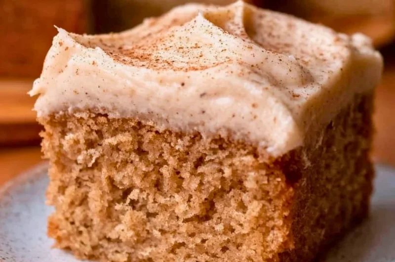 Delicious Chai Cake from In Bloom Bakery topped with spices.