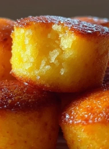 Delicious homemade Cornbread Poppers served with dipping sauce