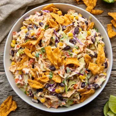 A delicious plate of Cowboy Cabbage with vibrant vegetables and seasonings