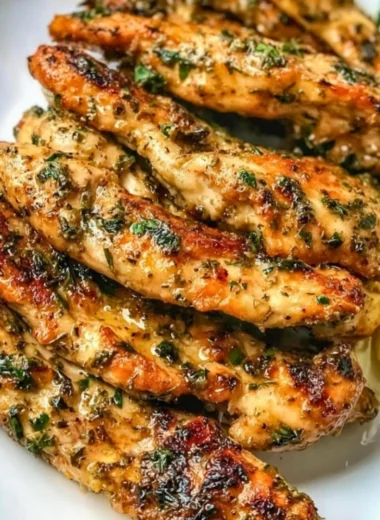 Crispy Greek chicken tenders served with a side of dipping sauce