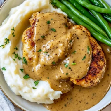 Delicious Garlic Chicken served with herbs and spices.