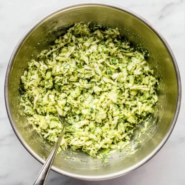 Fresh Green Goddess Cabbage Salad with vibrant colors and ingredients