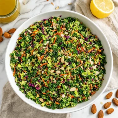 Colorful detox salad packed with fresh vegetables and healthy ingredients