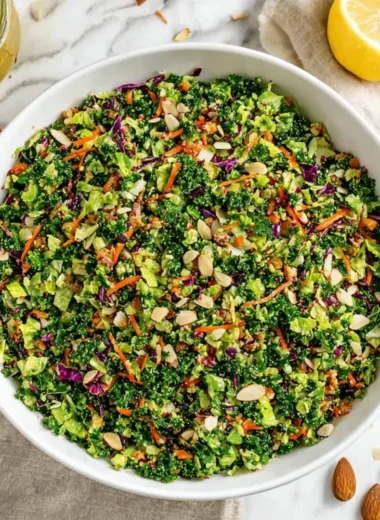 Colorful detox salad packed with fresh vegetables and healthy ingredients