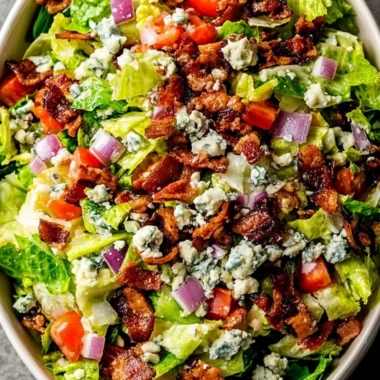 Ruth's Chris Chopped Salad featuring fresh greens and vibrant toppings
