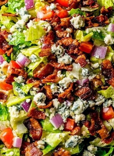 Ruth's Chris Chopped Salad featuring fresh greens and vibrant toppings