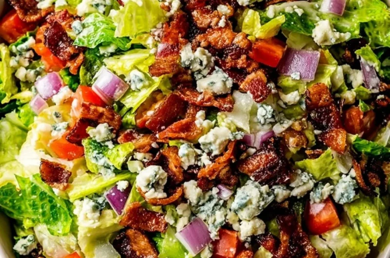 Ruth's Chris Chopped Salad featuring fresh greens and vibrant toppings