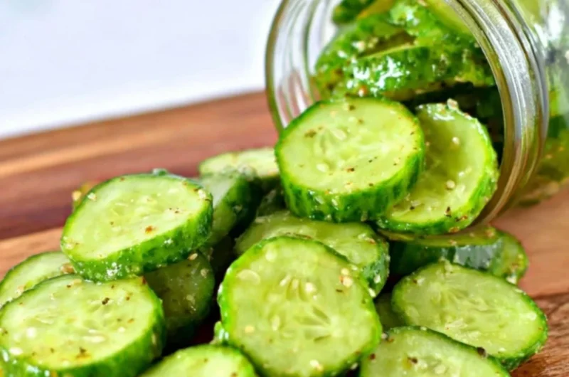 Quick and easy 5 minute cucumber snack recipe for healthy eating