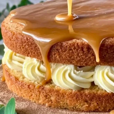 Delicious homemade Irish Whiskey Cake topped with frosting and whiskey glaze.