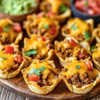 Delicious taco ranch bites served as a tasty snack or appetizer.