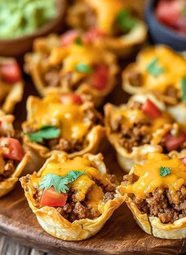 Delicious taco ranch bites served as a tasty snack or appetizer.