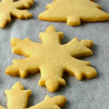 Delicious fresh-baked sugar cookies with colorful sprinkles