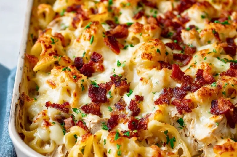 Delicious Crazy Good Casserole served in a baking dish