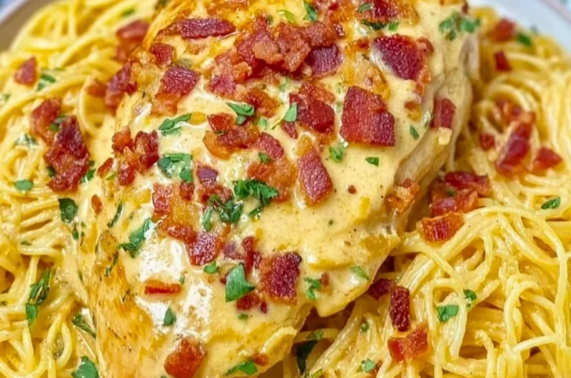 Bowl of delicious Crock Pot Crack Chicken with toppings