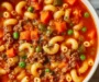 Italian Ground Beef Pasta Soup