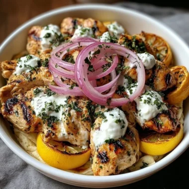 Slow Cooker Chicken Gyros with fresh toppings and pita bread