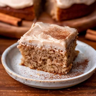 Delicious homemade spiced chai cake with warm spices and a moist texture