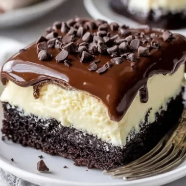 Delicious Chocolate Ooey Gooey Cake with rich chocolate frosting and gooey texture
