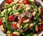 Greek Bean Salad with Lemon Marinated Beans