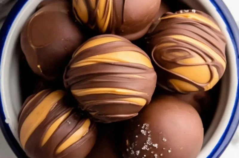 Delicious Peanut Butter Chocolate Fat Bombs ready to satisfy your cravings